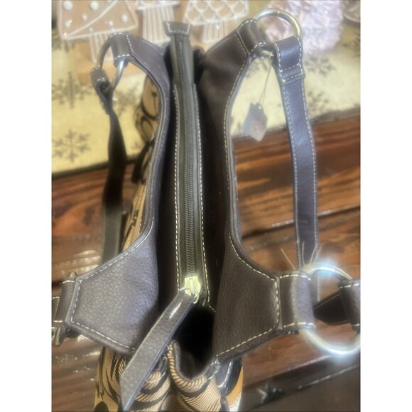 Vintage Guess Leopard Print Baguette Shoulder Bag – Patchwork Rare Y2K Retro - Picture 8 of 12